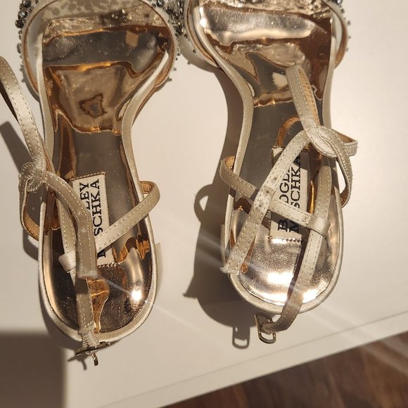 Badgley Mischka wedding sandals - Picture 4 of 4